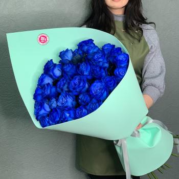 Букеты из синих роз (Эквадор) артикул  186300