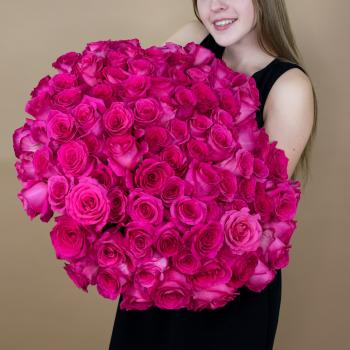 Букет из розовых роз 75 шт. (40 см) (артикул букета: 87318)